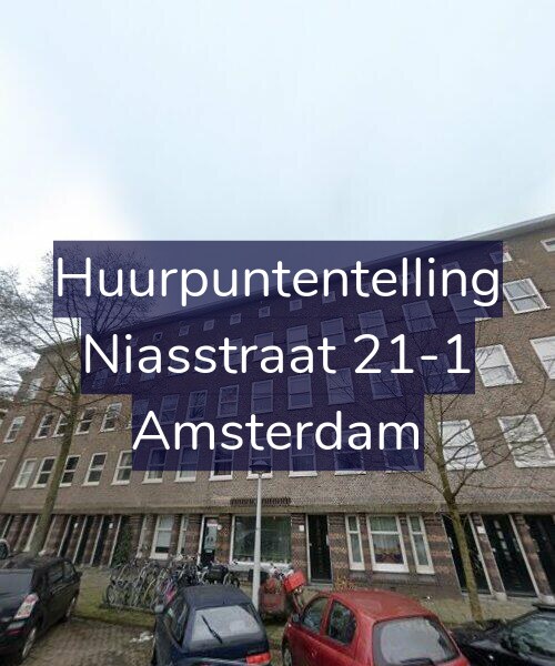 Foto gevel Huurpuntentelling voor Niasstraat 21-1, Amsterdam