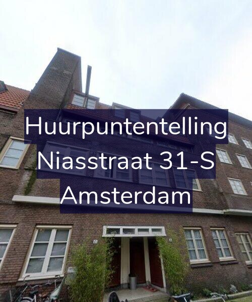 Foto gevel Huurpuntentelling voor Niasstraat 31-S, Amsterdam