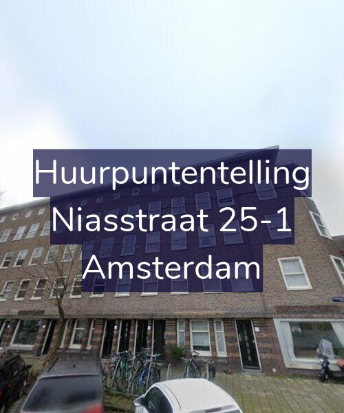 Foto gevel Huurpuntentelling voor Niasstraat 25-1, Amsterdam