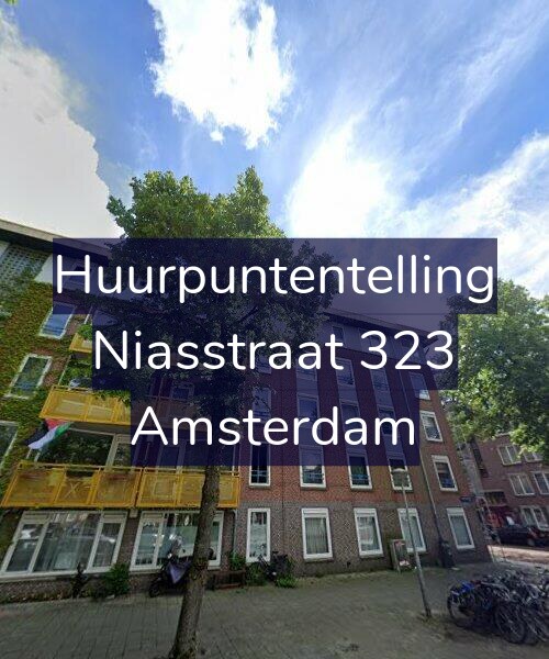 Foto gevel Huurpuntentelling voor Niasstraat 323, Amsterdam