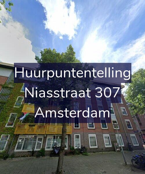 Foto gevel Huurpuntentelling voor Niasstraat 307, Amsterdam