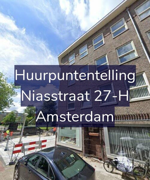 Foto gevel Huurpuntentelling voor Niasstraat 27-H, Amsterdam