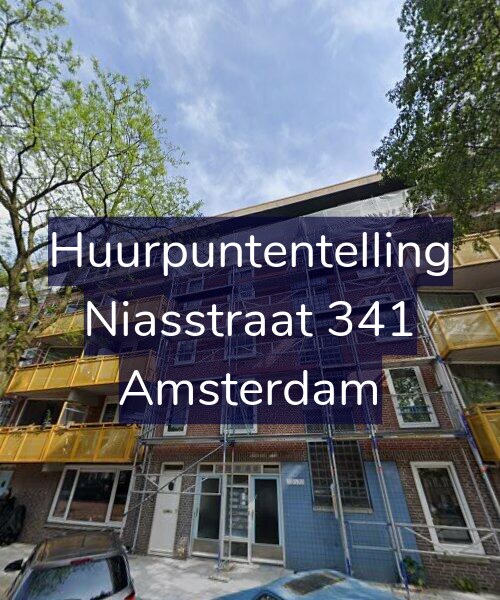 Foto gevel Huurpuntentelling voor Niasstraat 341, Amsterdam