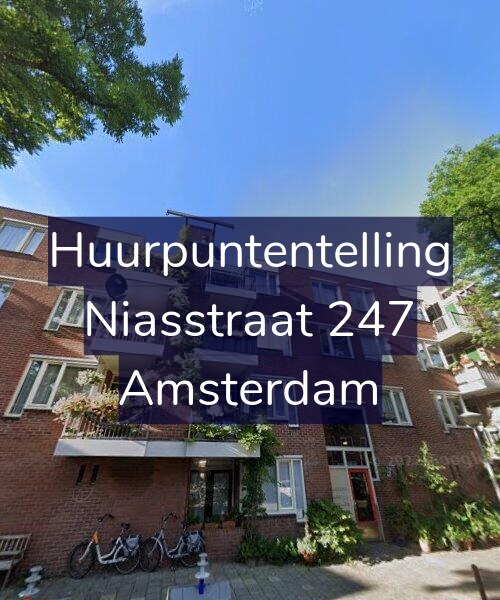Foto gevel Huurpuntentelling voor Niasstraat 247, Amsterdam