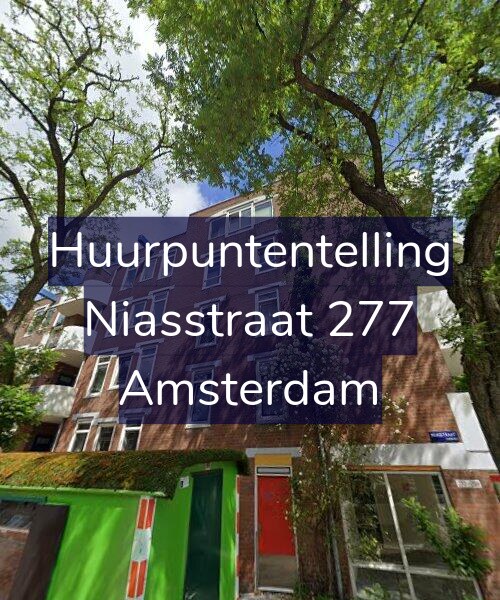 Foto gevel Huurpuntentelling voor Niasstraat 277, Amsterdam