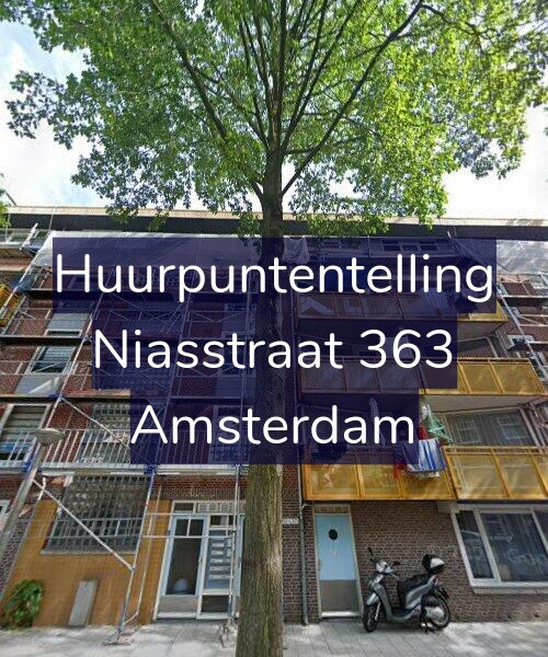 Foto gevel Huurpuntentelling voor Niasstraat 363, Amsterdam