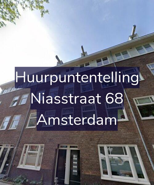 Foto gevel Huurpuntentelling voor Niasstraat 68, Amsterdam