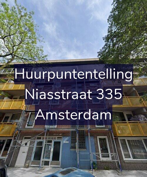 Foto gevel Huurpuntentelling voor Niasstraat 335, Amsterdam