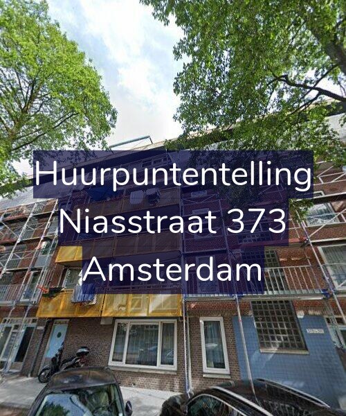 Foto gevel Huurpuntentelling voor Niasstraat 373, Amsterdam