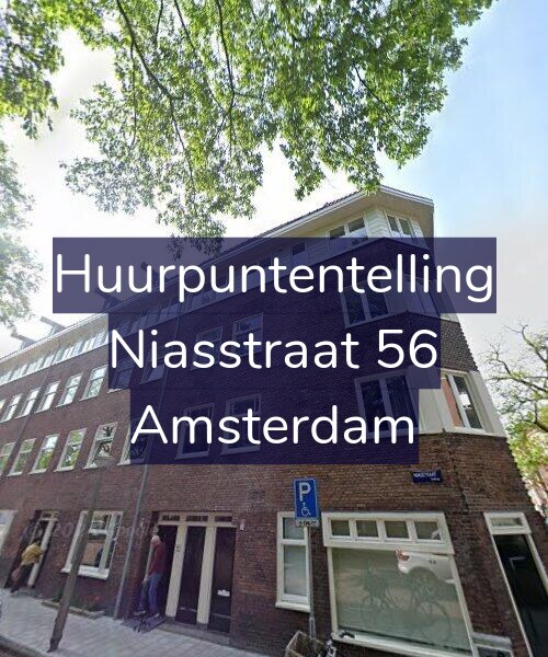 Foto gevel Huurpuntentelling voor Niasstraat 56, Amsterdam