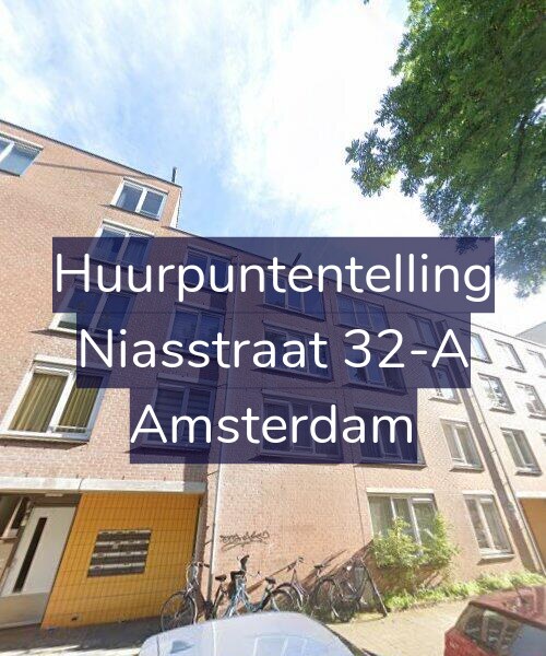 Foto gevel Huurpuntentelling voor Niasstraat 32-A, Amsterdam