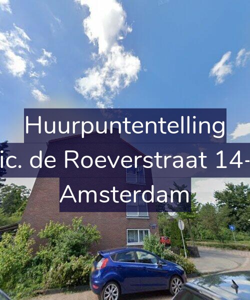 Foto gevel Huurpuntentelling voor Nic. de Roeverstraat 14-2, Amsterdam