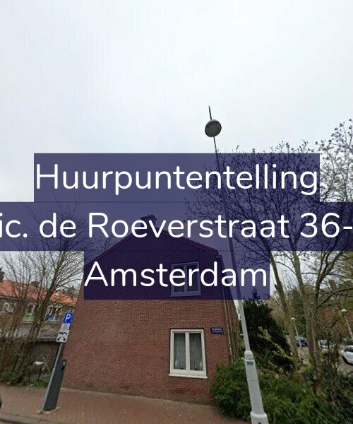 Foto gevel Huurpuntentelling voor Nic. de Roeverstraat 36-H, Amsterdam