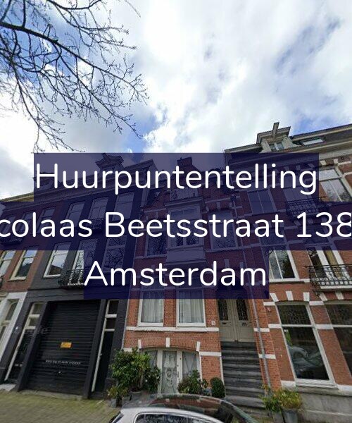 Foto gevel Huurpuntentelling voor Nicolaas Beetsstraat 138-1, Amsterdam