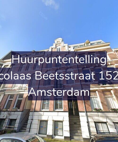Foto gevel Huurpuntentelling voor Nicolaas Beetsstraat 152-1, Amsterdam