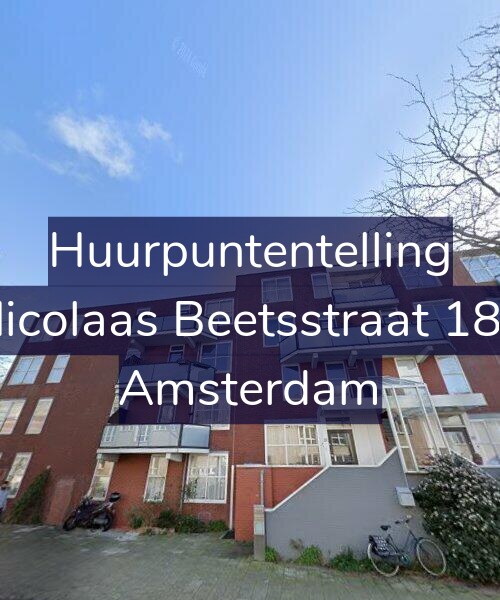 Foto gevel Huurpuntentelling voor Nicolaas Beetsstraat 187, Amsterdam