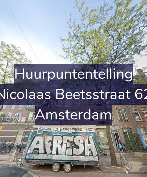 Foto gevel Huurpuntentelling voor Nicolaas Beetsstraat 62, Amsterdam