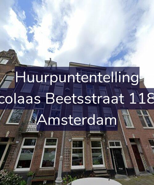 Foto gevel Huurpuntentelling voor Nicolaas Beetsstraat 118-2, Amsterdam