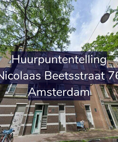 Foto gevel Huurpuntentelling voor Nicolaas Beetsstraat 76, Amsterdam