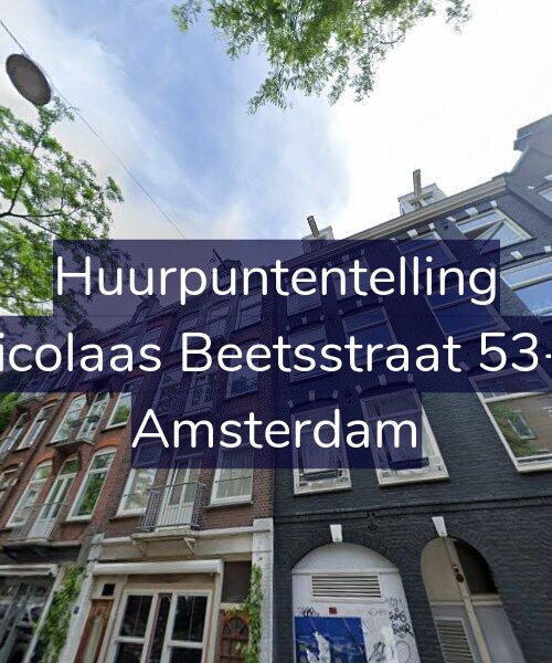 Foto gevel Huurpuntentelling voor Nicolaas Beetsstraat 53-2, Amsterdam