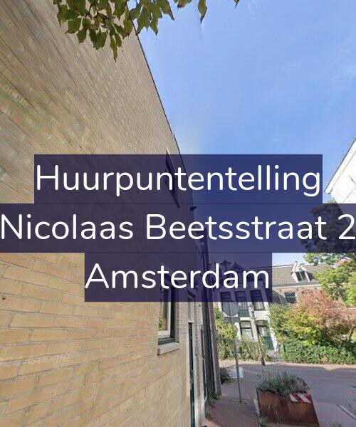Foto gevel Huurpuntentelling voor Nicolaas Beetsstraat 2, Amsterdam