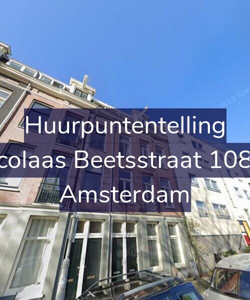 Foto gevel Huurpuntentelling voor Nicolaas Beetsstraat 108-3, Amsterdam