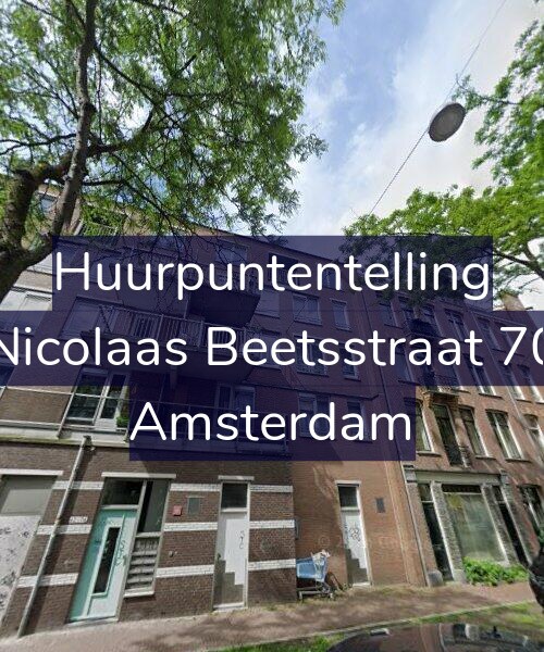 Foto gevel Huurpuntentelling voor Nicolaas Beetsstraat 70, Amsterdam