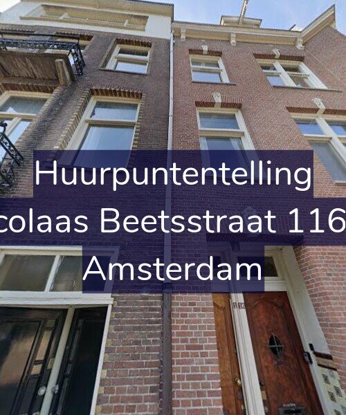 Foto gevel Huurpuntentelling voor Nicolaas Beetsstraat 116-H, Amsterdam