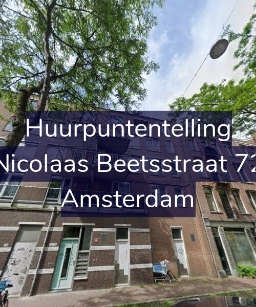 Foto gevel Huurpuntentelling voor Nicolaas Beetsstraat 72, Amsterdam