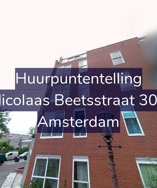 Foto gevel Huurpuntentelling voor Nicolaas Beetsstraat 303, Amsterdam