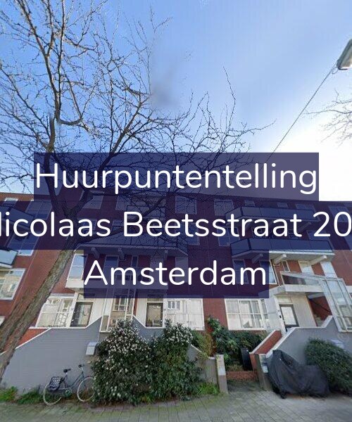 Foto gevel Huurpuntentelling voor Nicolaas Beetsstraat 201, Amsterdam