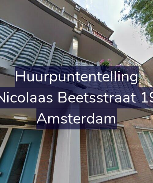 Foto gevel Huurpuntentelling voor Nicolaas Beetsstraat 19, Amsterdam