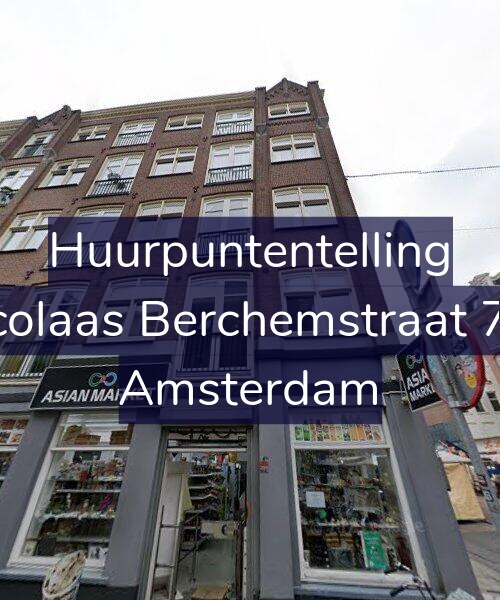Foto gevel Huurpuntentelling voor Nicolaas Berchemstraat 7-V, Amsterdam