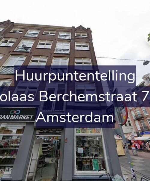 Foto gevel Huurpuntentelling voor Nicolaas Berchemstraat 7-W, Amsterdam