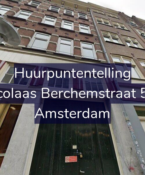 Foto gevel Huurpuntentelling voor Nicolaas Berchemstraat 5-1, Amsterdam
