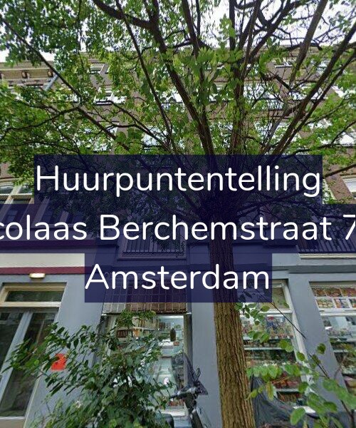 Foto gevel Huurpuntentelling voor Nicolaas Berchemstraat 7-A, Amsterdam
