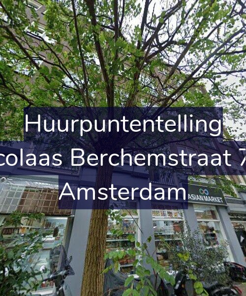 Foto gevel Huurpuntentelling voor Nicolaas Berchemstraat 7-E, Amsterdam