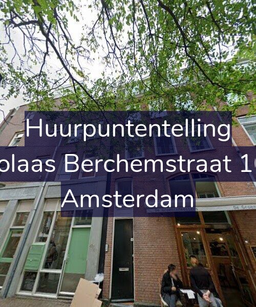 Foto gevel Huurpuntentelling voor Nicolaas Berchemstraat 10-B, Amsterdam