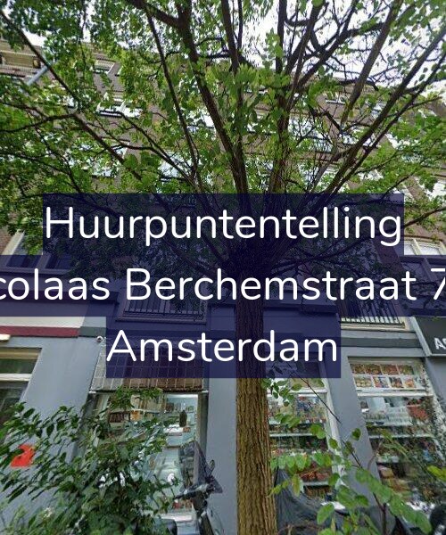 Foto gevel Huurpuntentelling voor Nicolaas Berchemstraat 7-C, Amsterdam
