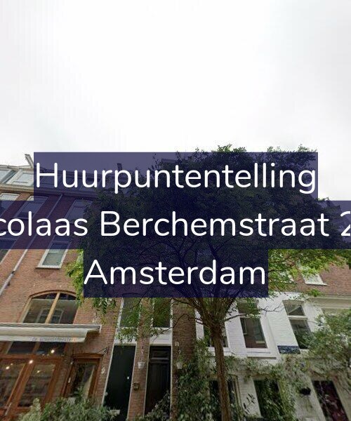 Foto gevel Huurpuntentelling voor Nicolaas Berchemstraat 2-3, Amsterdam