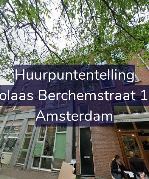 Foto gevel Huurpuntentelling voor Nicolaas Berchemstraat 10-E, Amsterdam