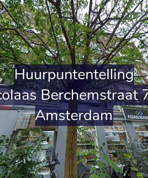 Foto gevel Huurpuntentelling voor Nicolaas Berchemstraat 7-D, Amsterdam