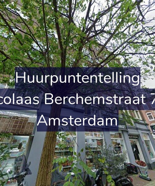 Foto gevel Huurpuntentelling voor Nicolaas Berchemstraat 7-F, Amsterdam