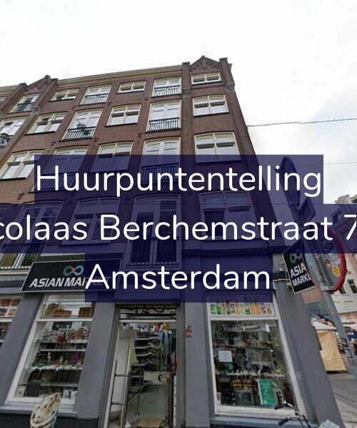 Foto gevel Huurpuntentelling voor Nicolaas Berchemstraat 7-U, Amsterdam