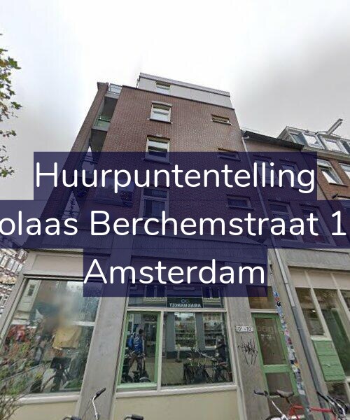 Foto gevel Huurpuntentelling voor Nicolaas Berchemstraat 10-F, Amsterdam