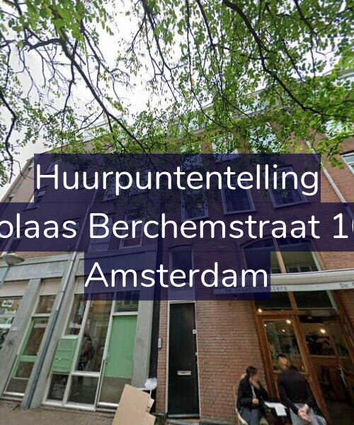 Foto gevel Huurpuntentelling voor Nicolaas Berchemstraat 10-C, Amsterdam