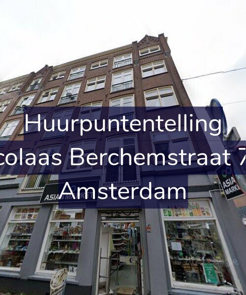 Foto gevel Huurpuntentelling voor Nicolaas Berchemstraat 7-T, Amsterdam