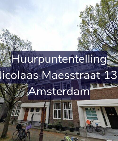 Foto gevel Huurpuntentelling voor Nicolaas Maesstraat 136, Amsterdam