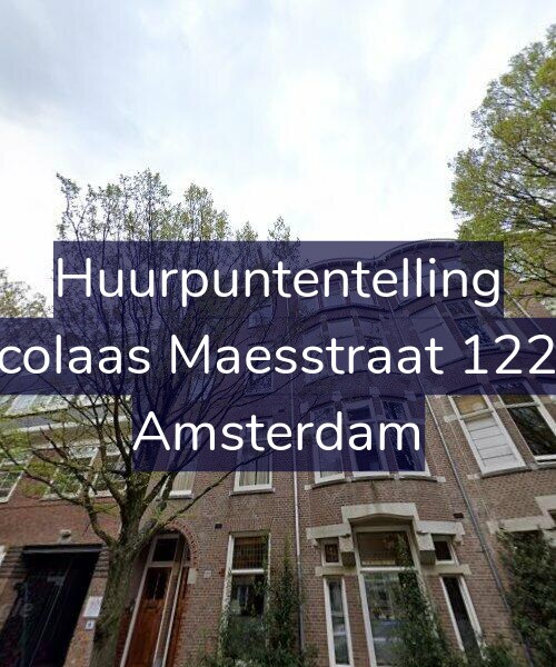 Foto gevel Huurpuntentelling voor Nicolaas Maesstraat 122-3, Amsterdam