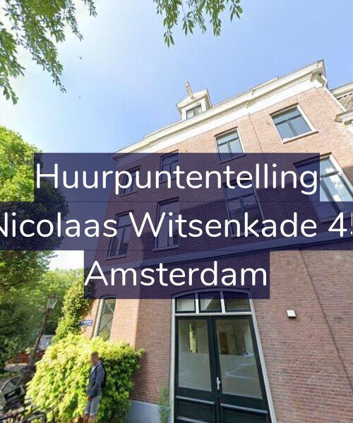 Foto gevel Huurpuntentelling voor Nicolaas Witsenkade 45, Amsterdam
